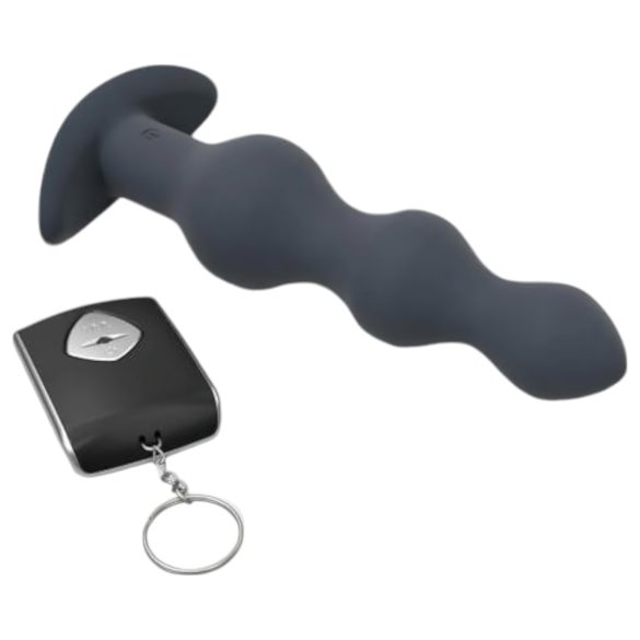 Dorcel Deep Secret M - czarny wibrujący korek analny z pilotem