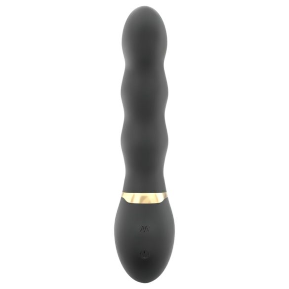 Dorcel Too Much 2.0 - wibrator ładowany USB - 3 silniki - czarno-złoty