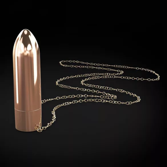 Dorcel - wodoodporny naszyjnik wibrator z akumulatorem (rosegold)