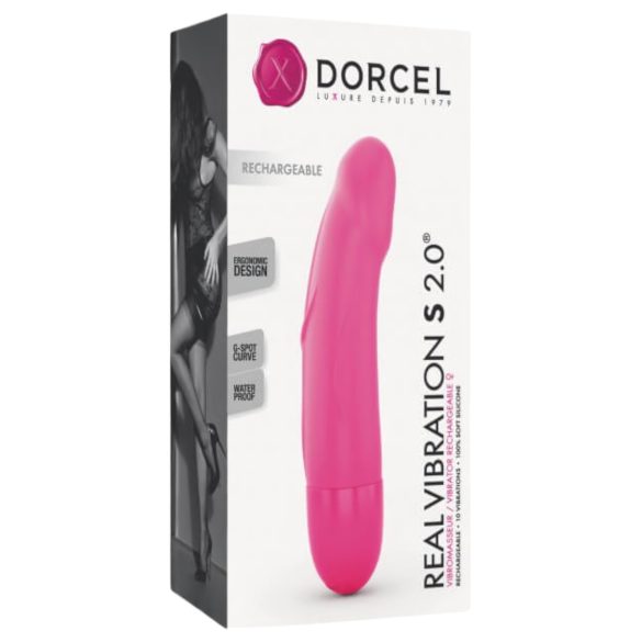 Dorcel Real Vibration S 2.0 - różowy wibrator akumulatorowy