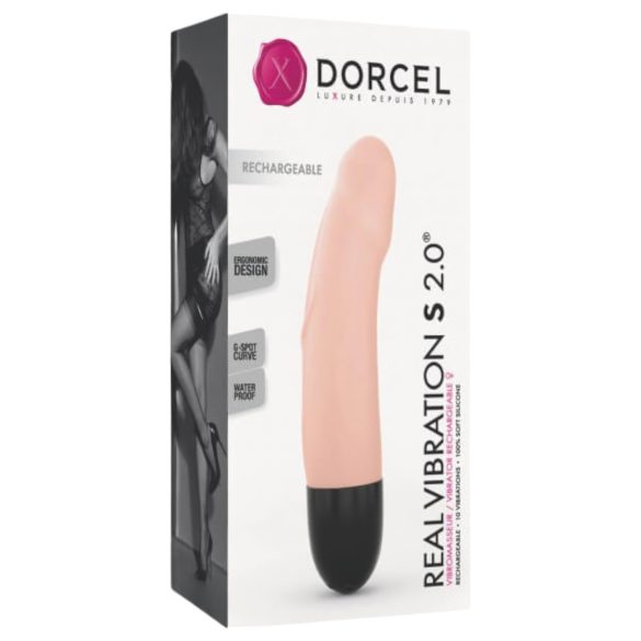 Dorcel Real Vibration S 2.0 - naturalny wibrator z akumulatorem