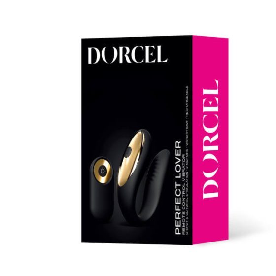 Dorcel Perfect Lover - wibrator radiowy z możliwością ładowania (czarny)