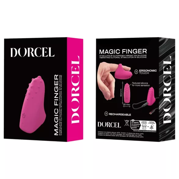 Dorcel Magic Finger - akumulatorowy wibrator na palec (różowy)