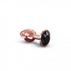   Dorcel Diamond Plug S - aluminiowe dildo analne - małe (różowe złoto)