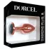 Dorcel Diamond Plug S - aluminiowy korek analny - mały (różowe złoto)