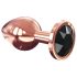 Dorcel Diamond Plug M - aluminiumowy korek analny (różowe złoto)