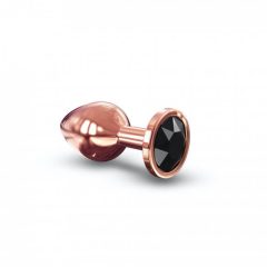   Dorcel Diamond Plug M - aluminiowe dildo analne - średnie (różowe złoto)