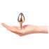 Dorcel Diamond Plug M - aluminiumowy korek analny (różowe złoto)