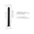 Dorcel Black Muse 2.0 - czarny wibrator akumulatorowy