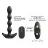 Dorcel Flexi Balls - czarny, ładowany zdalnie wibracyjny korek analny