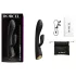 Dorcel Flexi Rabbit - rozgrzewający wibrator z ramieniem łechtaczki (czarny)