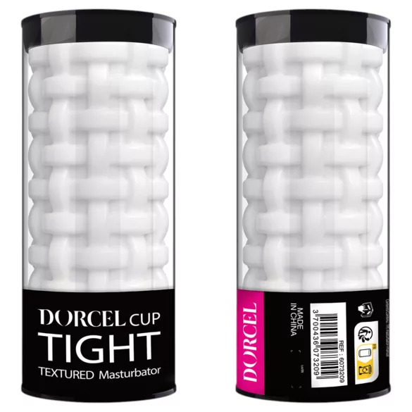 Dorcel Cup Tight - masturbator dla mężczyzn z perłowym kanałem (biały)