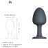 Dorcel Geisha Plug M - kulki analne (czarne)