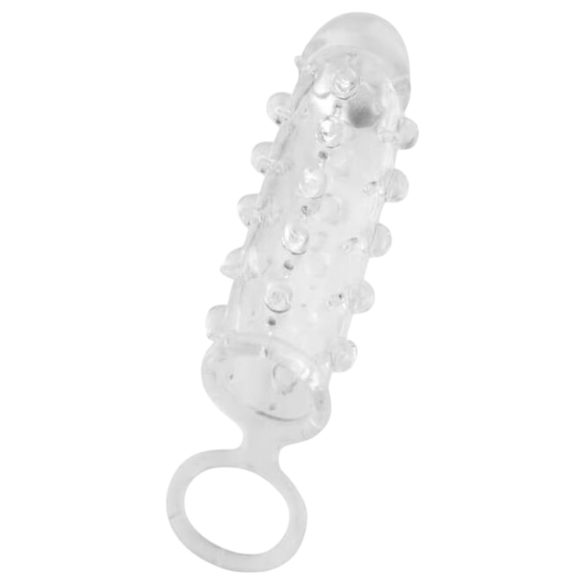 Dorcel Mr. Orgasm - przezroczysty rękaw z wypustkami