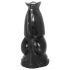 AnimHole Wolf - wilczy penisz dildo - 21cm (czarny)