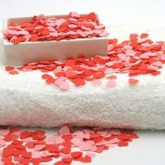   Hearts - konfetti do kąpieli o zapachu płatków róży (30 g)