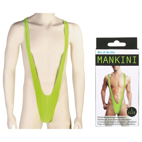 Out of The Blue - męskie mankini, kostium kąpielowy (zielony)