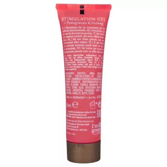 HOT Shiatsu - krem stymulujący dla kobiet - granat (30 ml)