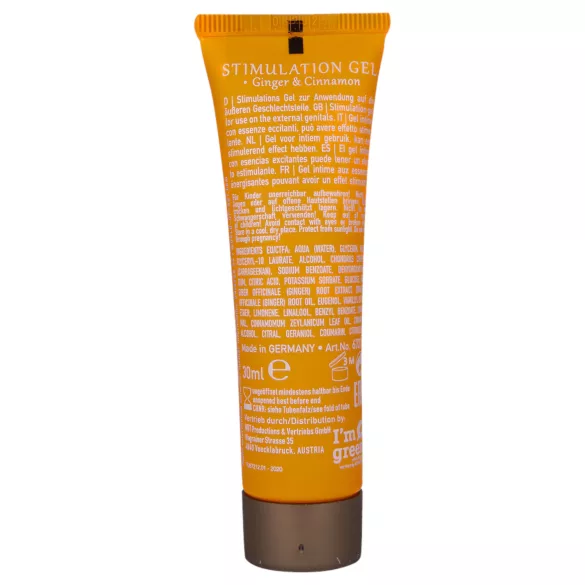 HOT Shiatsu - krem stymulujący dla kobiet - imbir i cynamon 30ml