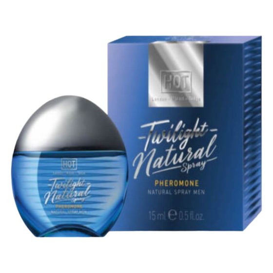 HOT Twilight Natural - perfumy z feromonami dla mężczyzn (15ml) - bezzapachowe