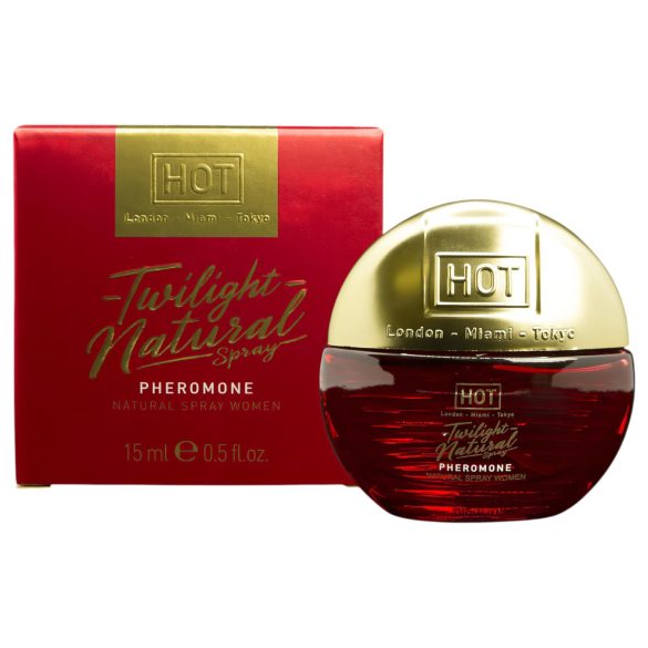 HOT Twilight Natural - perfumy z feromonami dla kobiet (15ml) - bezzapachowy