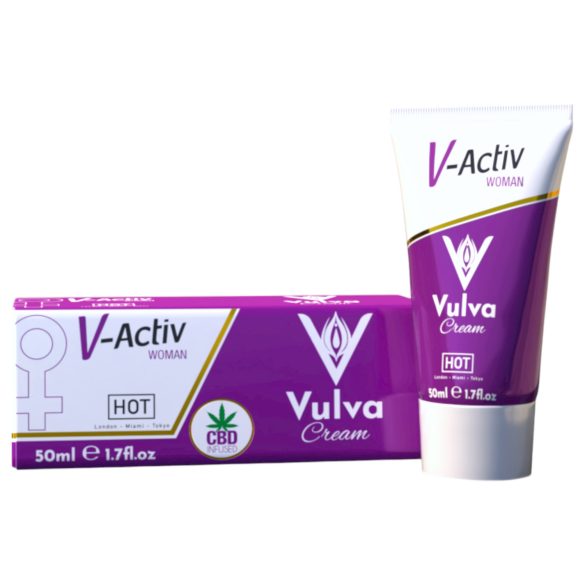 Hot V-Active - stymulujący krem intymny dla kobiet (50 ml)