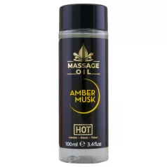   HOT - olejek do masażu - pielęgnacja skóry - bursztyn i piżmo - 100ml