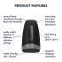 Satisfyer Męski Heat - wibrujący stymulator podgrzewający (czarny)