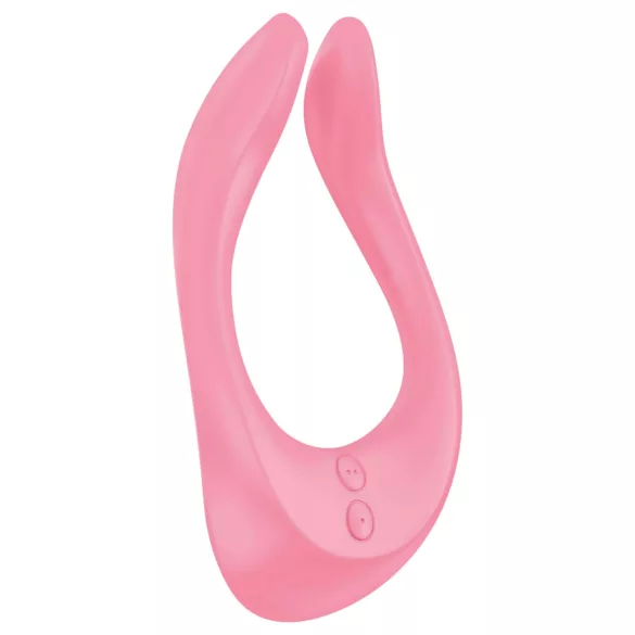 Satisfyer - wibrator dla par - wielofunkcyjny - silikon różowy