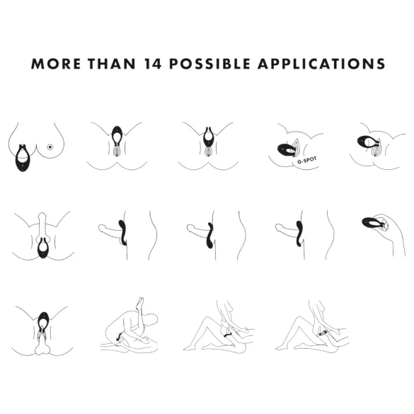 Satisfyer - wibrator dla par - wielofunkcyjny - silikon różowy