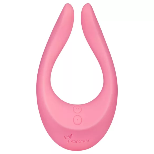 Satisfyer - wibrator dla par - wielofunkcyjny - silikon różowy