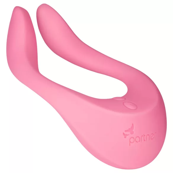 Satisfyer - wibrator dla par - wielofunkcyjny - silikon różowy