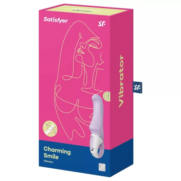Satisfyer - wibrator do punktu G - wodoodporny, akumulatorowy - fioletowy