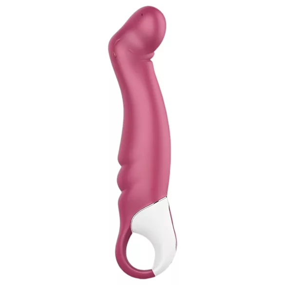 Satisfyer Petting Hippo - wibrator ładowany USB - wodoodporny - różowy