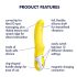 Satisfyer Yummy Sunshine - wodoodporny wibrator G-punktu (żółty)