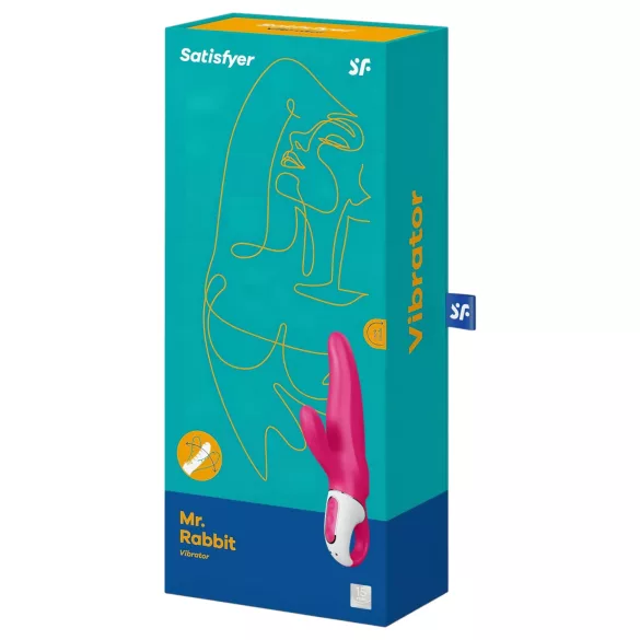 Satisfyer Mr. Rabbit - wibrator króliczek do łechtaczki - wodoodporny - różowy