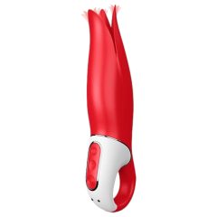   Satisfyer Power Flower - ładowalny, wodoodporny wibrator (czerwony)