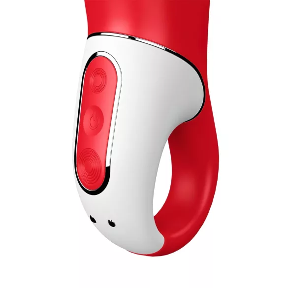 Satisfyer Power Flower - wibrator ładowany USB - wodoodporny - czerwony