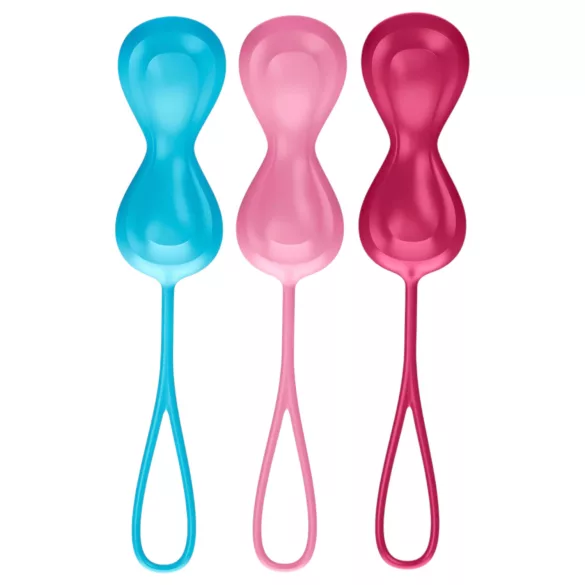 Satisfyer - kulki gejszy waginalne ruchome - zestaw 3 sztuki