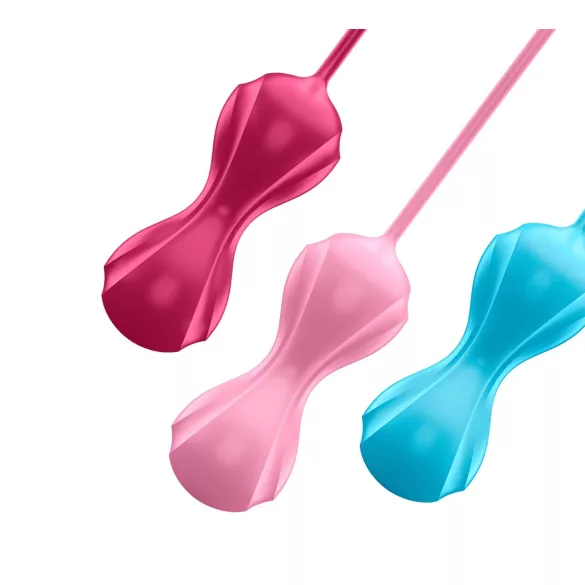 Satisfyer - kulki gejszy waginalne ruchome - zestaw 3 sztuki