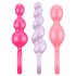 Zestaw korków analnych Satisfyer Booty Call - kolorowy (3 sztuki)