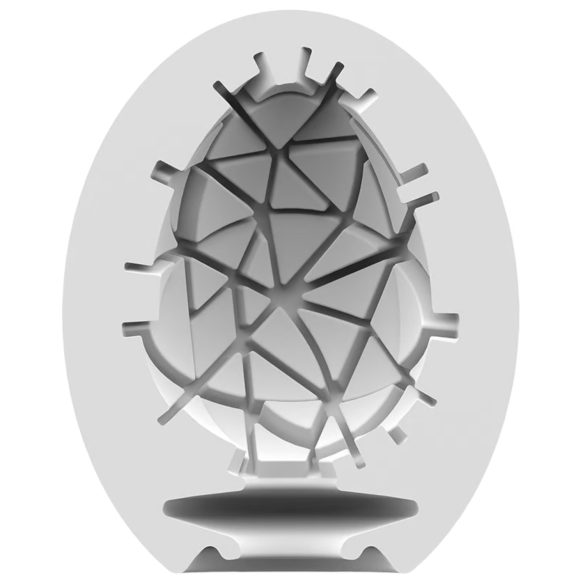 Satisfyer Egg Crunchy - masturbator jajko - silikonowa nakładka - 1 sztuka