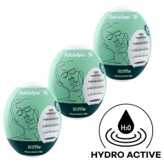 Satisfyer Egg Riffle - masturbator jajko - zestaw 3 sztuki