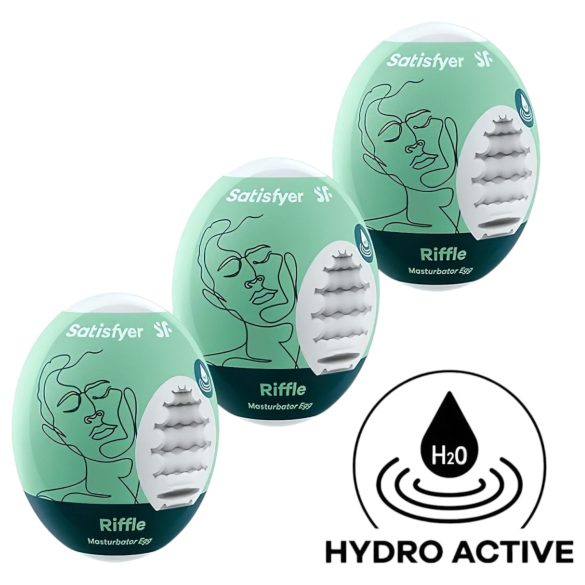 Zestaw masturbatorów jajek Satisfyer Egg Riffle (3 szt.)