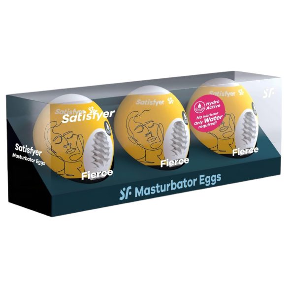 Satisfyer Egg Fierce - masturbator jajko - zestaw 3 sztuki