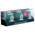 Satisfyer Egg Naughty - zestaw masturbatorów jajecznych (3 sztuki)