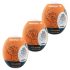 Satisfyer Egg Crunchy - zestaw masturbatorów jajo (3 szt.)