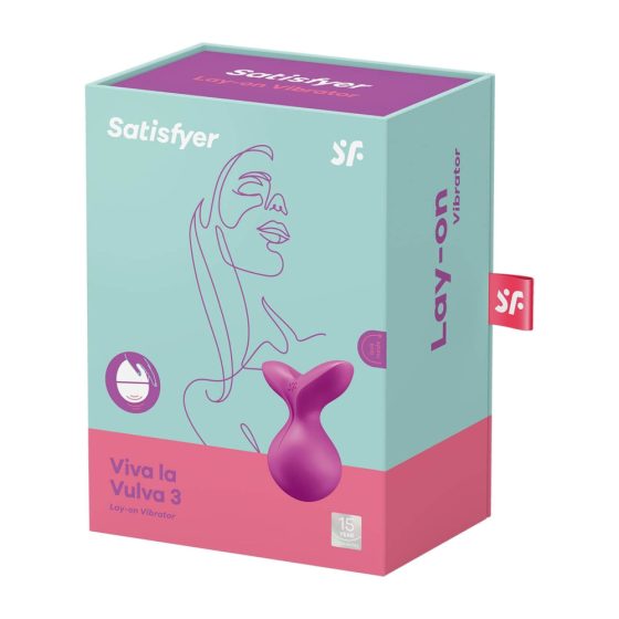 Satisfyer Viva la Vulva 3 - bezprzewodowy, wodoodporny wibrator łechtaczkowy (viola)