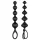 Satisfyer Love Beads - zestaw koralikowych dildo analnych - silikon czarny