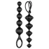 Satisfyer Love Beads - zestaw koralikowych dildo analnych - silikon czarny